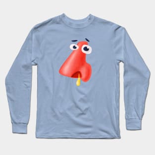 Funny Runny Nose Health Humor Long Sleeve T-Shirt